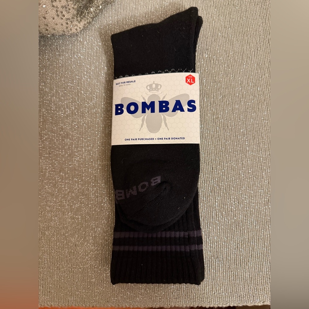 Bombas Men's Black Socks